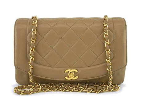 chanel diana flap beige|chanel flap bags colors.